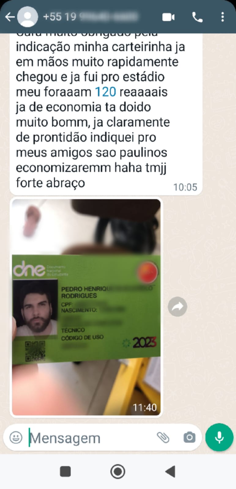 Depoimento cliente 3